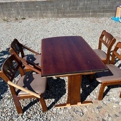 【確定】家具 ダイニングセット🌱ワックス/補強済