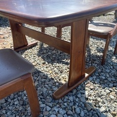 【確定】家具 ダイニングセット🌱ワックス/補強済