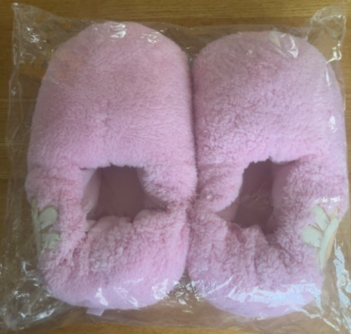 新品　リラックマ　スリッパ　うさうさベビー　もこもこぬいぐるみスリッパ