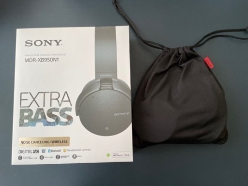 最終値下げ!!sony MDR-XB950N1 1度しか使用していないレア物の美品です!!