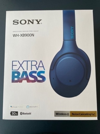 お値下げ!!sony WH-XB900N 女性使用品で、ほとんど使用していない美品です!!