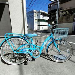 22インチ自転車 シマノ6段変速