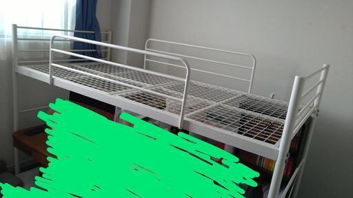 パイプベッド　高さミドル