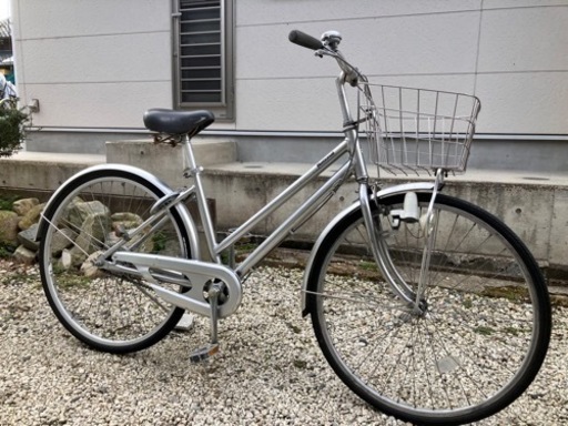 555、Nationalシティサイクル26インチシルバー