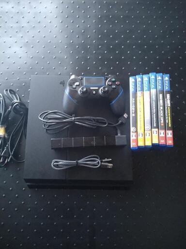 PS4本体＆ソフト6本セット☆直ぐ遊べます☆引き取り