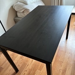IKEA パイン材　ダイニングテーブル　デスク　机