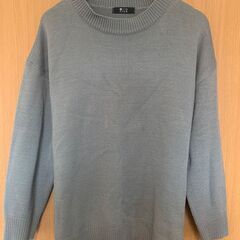 【ネット決済】メンズ　韓国スタイル　セーター　灰色　春、秋、冬