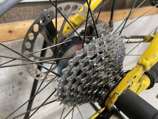 ゲイリーフィッシャー MTB X-CALIBER 黒/黄色 26インチ shimano DEORE  