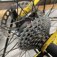 ゲイリーフィッシャー MTB X-CALIBER 黒/黄色 26インチ shimano DEORE 3×9 GARY FISHER エクスカリバー 札幌市 引取りOK