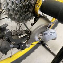 ゲイリーフィッシャー MTB X-CALIBER 黒/黄色 26インチ shimano DEORE 3×9 GARY FISHER エクスカリバー 札幌市 引取りOK