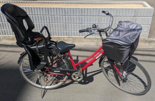 リアチャイルドシート付き自転車
