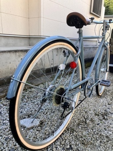 557、【美品】クロスバイクビンテージ風27インチ レトロクラシック