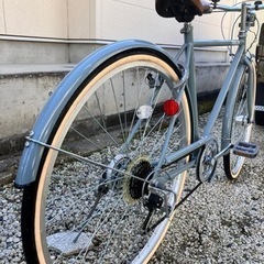 557、【美品】クロスバイクビンテージ風27インチ