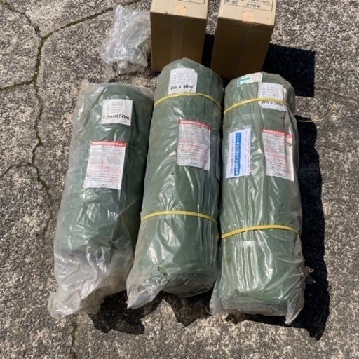 【売り切れ】雑草抑制おまかせネット（防草ネット）2m×50m×2本+α　ピンあり