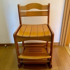コクヨ　勉強机用　学習机用　木製　椅子　