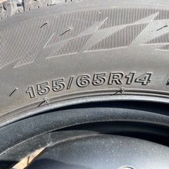 軽自動車用 スタッドレスタイヤ 4本セット 鉄ホイール付