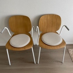 【決まりました】IKEA ダイニングチェア　2脚セット　家具 椅子 