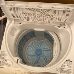 メーカー保証有　TOSHIBA 洗濯機6kg AW-6G8(W)
