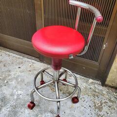 赤色　スタンディングチェア　家具 椅子 チェア