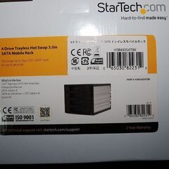 【新品・未使用】StarTech ホットスワップ HSB430S...