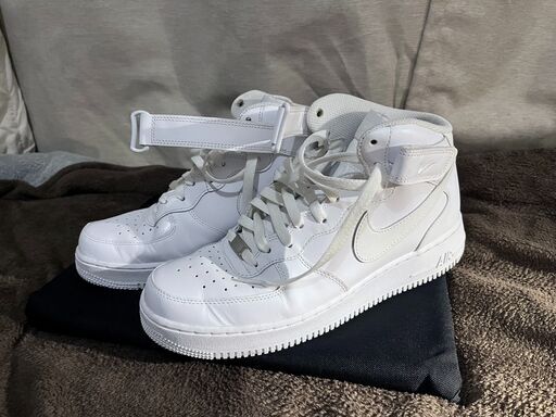 NIKE AIR FORCE 1 ‘07 MID WHITE 28.0