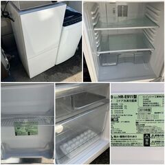 【受付終了 売り切れ】【日時指定OK 配送設置無料】洗浄済みの良品 ①冷蔵庫②洗濯機③レンジの3点セット♬面倒なお引越し作業もいりません♡