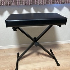 【美品】ピアノ椅子・キーボードベンチ　高さ調整可能