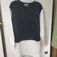 チュニック丈ブラウス新品¥500