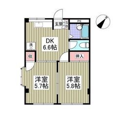 💙フリーレント1ヶ月！敷礼０！《2DK》浦安市♦角部屋！スーパー...