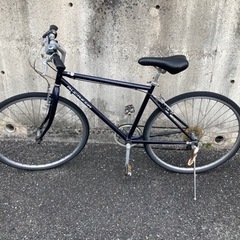 自転車 クロスバイク 6段変速      