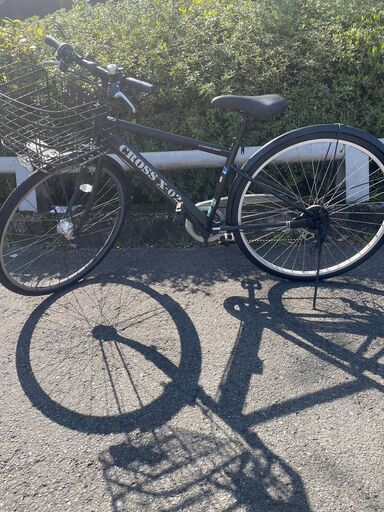 リサイクルショップどりーむ鹿大前店 No1308 自転車 クロスバイク カゴ  