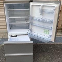 【RKGRE-298】特価！アクア/AQUA/272L 3ドア冷凍冷蔵庫/AQR-27G(S)/中古品/2018年製/当社より近隣無料配達！