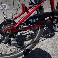 24型 子供用自転車 Jeep ジープ(レッド/外装6段変速) 【2020年モデル】