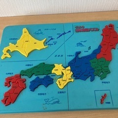 公文　日本地図パズル　知育玩具　パズル