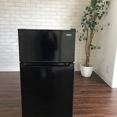 冷蔵庫　ヤマゼンYFR-D90家具 収納家具 カラーボックス