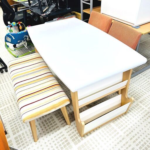 ニトリ ダイニングテーブル Nイーニー 4人掛け 家具 ベンチ