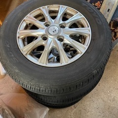 アルミ付145/80R12バリ山4本セット