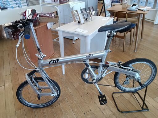 ★ジモティ割あり★  スポーツ折り畳み自転車  グレー クリーニング済み TK1815