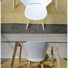 【　配送リクエストOK！　】美品 calligaris ダイニングテーブル PAPER ガラステーブル チェア2脚 セット 高級 カリガリス