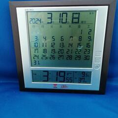 SEIKO カレンダー付電波時計 SQ421B 
