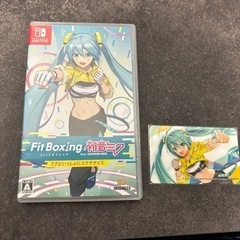 （ほぼ新品、初回特典付き） Fit Boxing feat.初音...