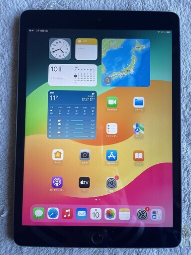 ipad第9 Wi-Fi ６４GB silverバッテリー９０％