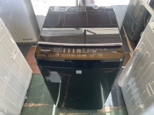 【リサイクルサービス八光】2016年製　ハイセンス 洗濯機 HW-G55E7KK  5.5kg