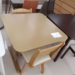 ☆ジモティ割あり☆ ニトリ ダイニングセット2人用 ブラウン H70×W80