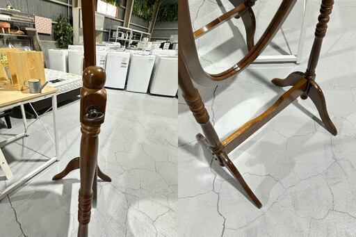 ☆立て鏡☆ H15.3cm アンティーク調 木製 インテリア スタンドミラー ☆立て鏡☆ H15.3cm アンティーク調 木製 インテリア スタンドミラー