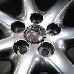 トヨタ 純正 アルミ 5穴 17インチ 7JJ +45 4本セット PCD100 ウイッシュ 中古 TOYOTA ホイール 苫小牧西店