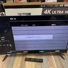 極美品 グリーンハウス 4K/HDR対応 43V型液晶テレビ G...
