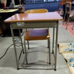 【2】昔懐かし学校椅子机セットKOKUYO  0310-03