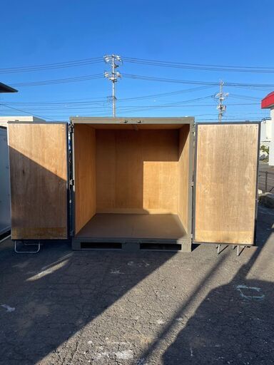 【観音倉庫】物置倉庫 1坪倉庫 自転車置き場 自転車 現場 建築 建設現場 詰所 ハウス 備品 コンテナ 事務所 倉庫 物置