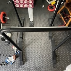 ベンチプレス　ラック　椅子　プレートとダンベル　　　　